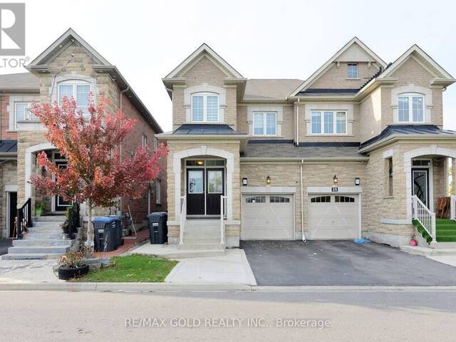 33 BAFFIN CRESCENT Brampton  Ontario