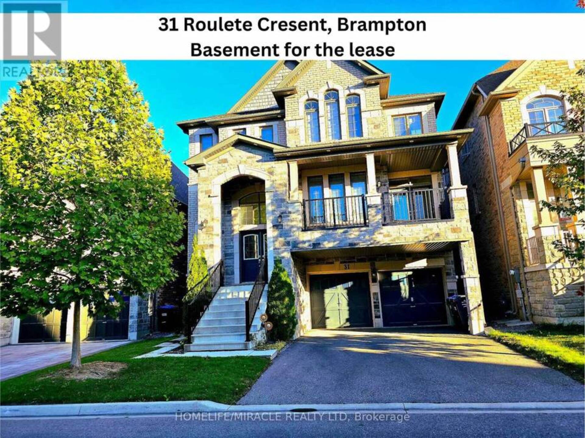 BSMT - 31 ROULETTE CRESCENT Brampton 