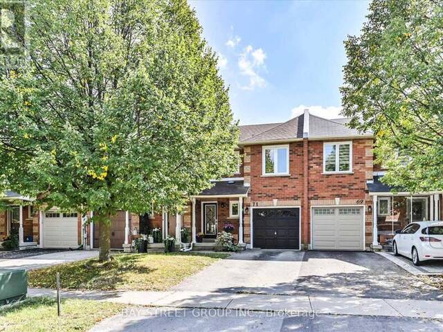 71 SILVERDART CRESCENT Richmond Hill  Ontario