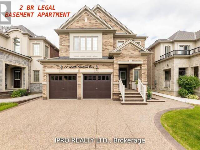 71 LITTLE BRITAIN CRESCENT Brampton  Ontario