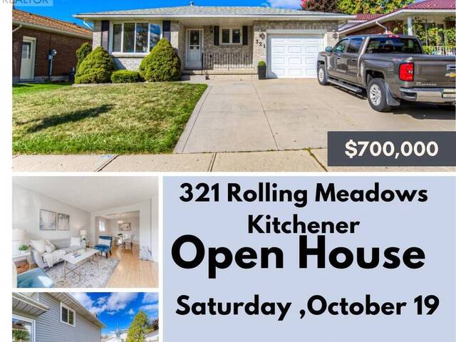 321 ROLLING MEADOWS DRIVE Kitchener Ontario