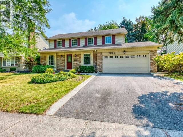 2262 CAROL ROAD Oakville Ontario