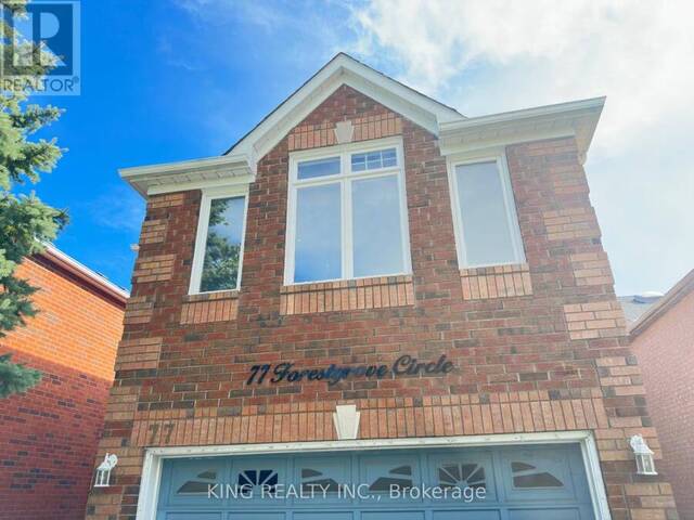 77 FORESTGROVE CIRCLE Brampton Ontario