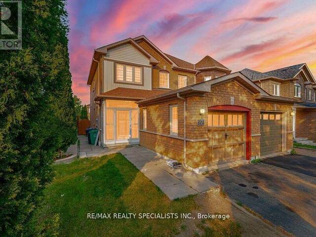 27 COACHWHIP ROAD Brampton  Ontario