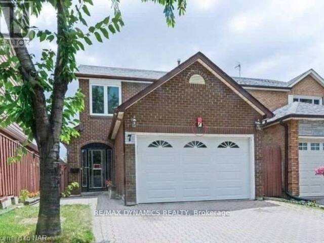 7 SLATER CIRCLE W Brampton  Ontario