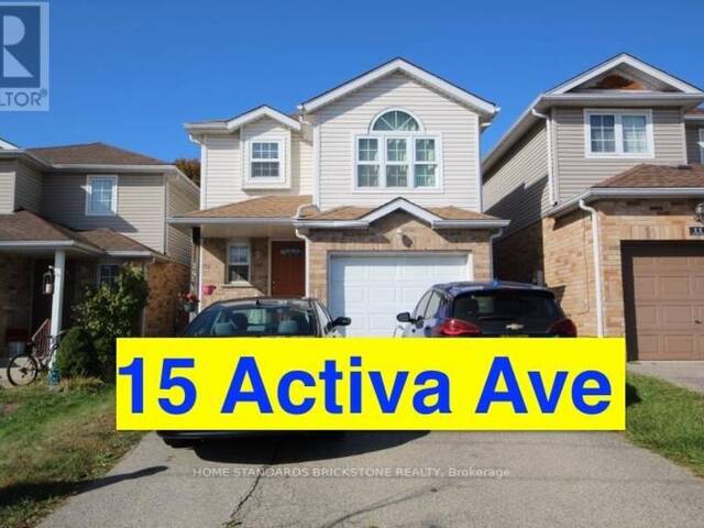 15 ACTIVA AVENUE Kitchener Ontario