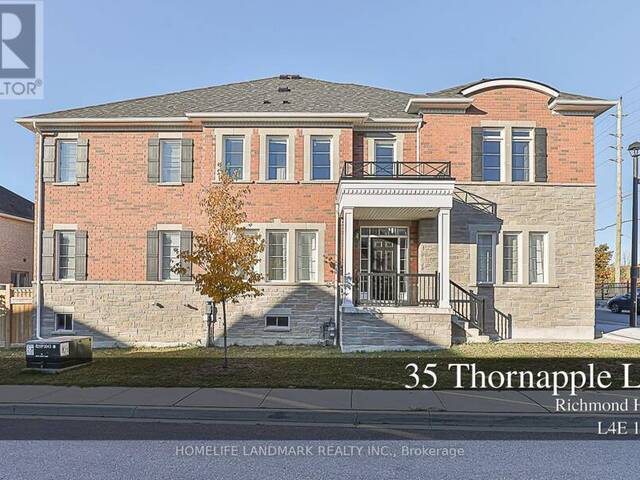 35 THORNAPPLE LANE Richmond Hill Ontario