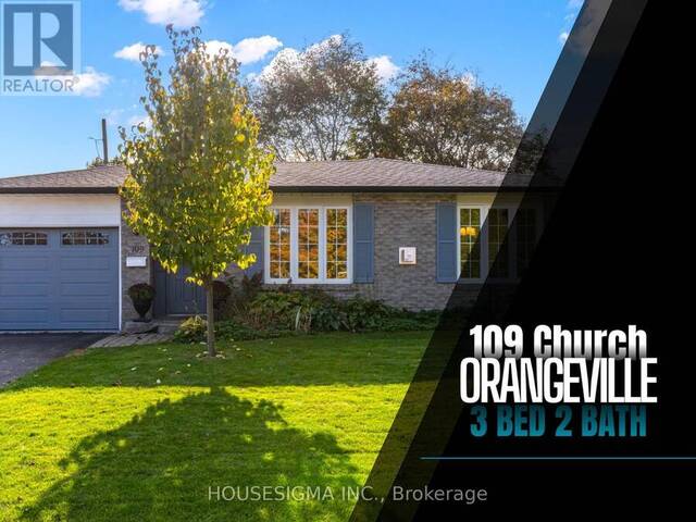 109 CHURCH STREET Orangeville Ontario