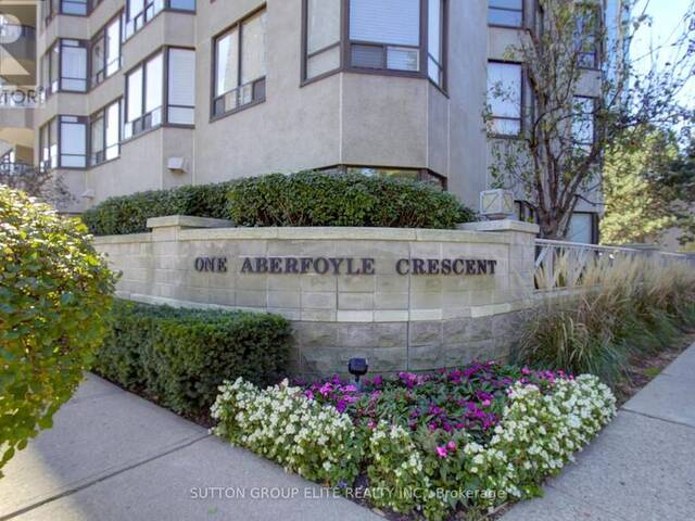 1600 - 1 ABERFOYLE CRESCENT Toronto  Ontario