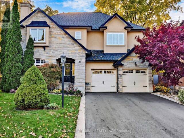 39 JOSIE DRIVE Richmond Hill Ontario