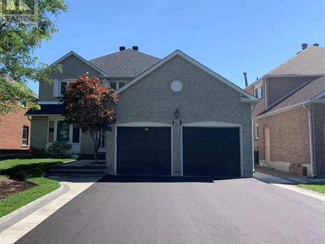 BSMT - 40 CRYSTAL DRIVE Richmond Hill Ontario