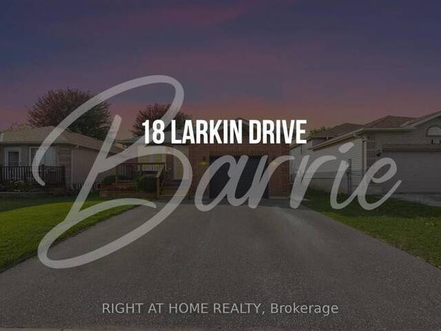 18 LARKIN DRIVE Barrie Ontario