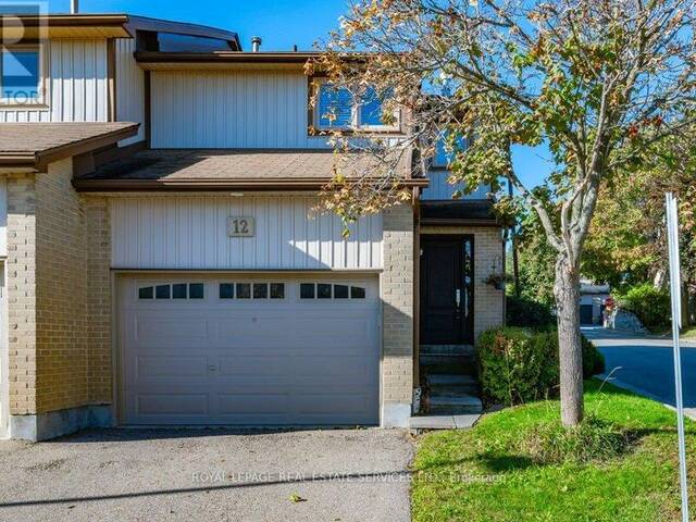 12 - 3500 SOUTH MILLWAY Mississauga Ontario