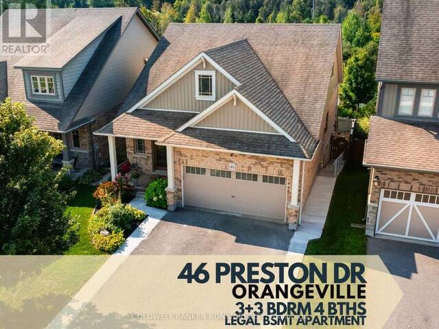 46 PRESTON DRIVE Orangeville Ontario