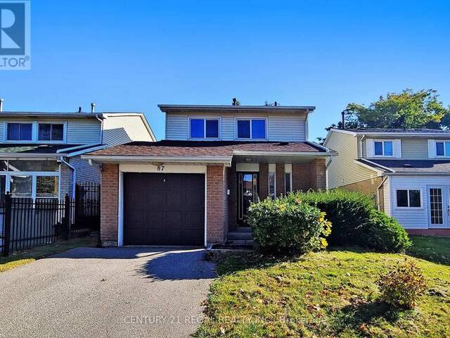 87 BARNWELL DRIVE Toronto Ontario