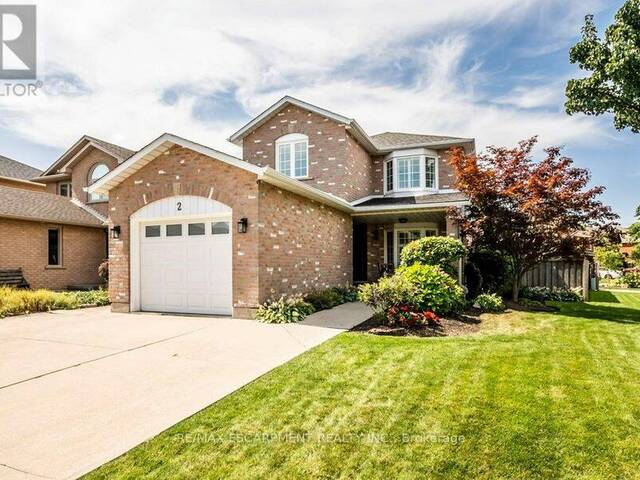 2 AQUASANTA CRESCENT Hamilton Ontario