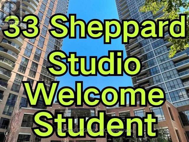 1709 - 33 SHEPPARD AVENUE E Toronto Ontario