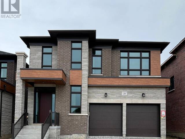 20 PICKFORD STREET Vaughan Ontario