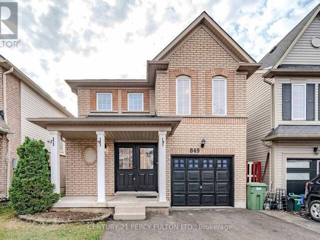 849 TAGGART CRESCENT Oshawa Ontario