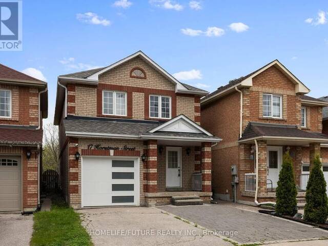 17 HORSTMAN STREET Markham Ontario