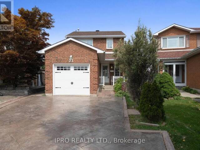 22 STEPHENSEN COURT Brampton Ontario