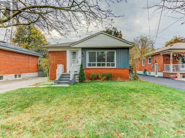 6 BONNYVIEW DRIVE Toronto Ontario