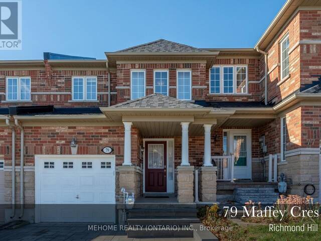 79 MAFFEY CRESCENT Richmond Hill Ontario