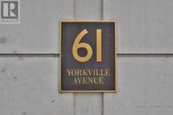 15E - 61 YORKVILLE AVENUE Toronto