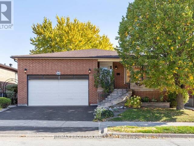 369 AIRDRIE DRIVE Vaughan Ontario