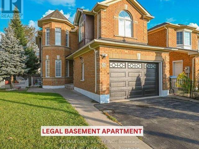 52 SANDYSHORES DRIVE Brampton Ontario