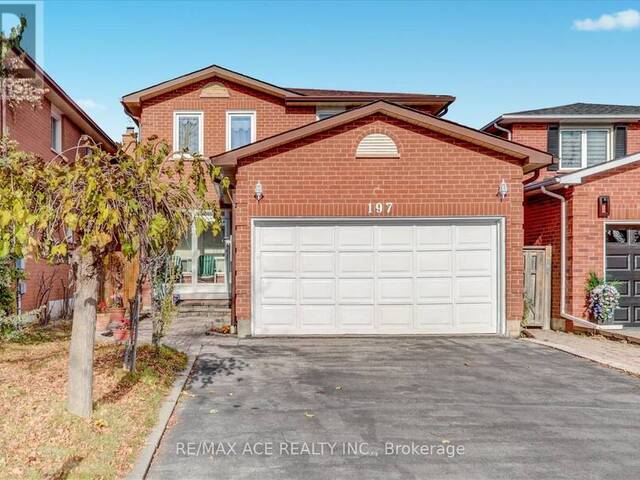 197 ANTHONY LANE Vaughan Ontario