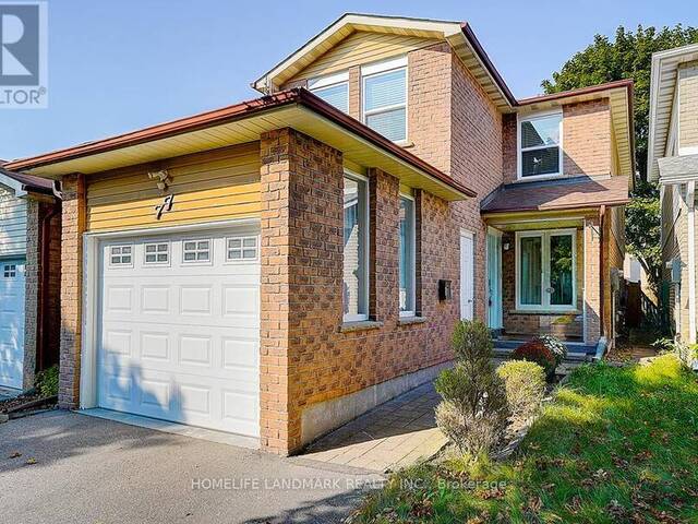 77 GREENBELT CRESCENT Richmond Hill Ontario