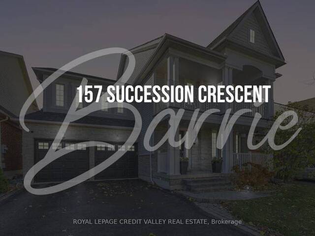 157 SUCCESSION CRESCENT Barrie Ontario