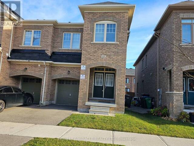 13 GOULSTON STREET Brampton Ontario