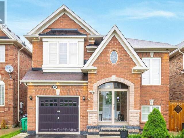 33 BLOOM DRIVE Brampton Ontario