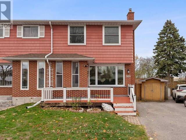 383 DURHAM COURT Oshawa Ontario