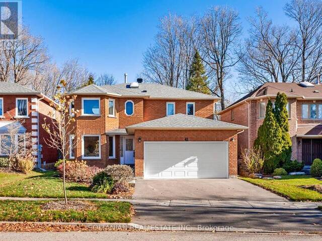 41 RED OAK DRIVE Richmond Hill Ontario