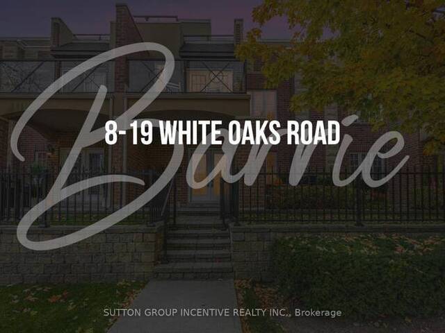 8 - 19 WHITE OAKS ROAD Barrie Ontario