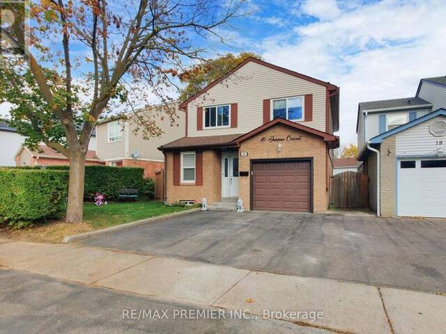 16 JAMESON CRESCENT Brampton Ontario