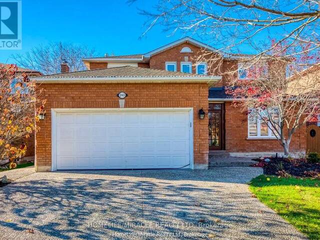 LOWER - 243 HICKORY CIRCLE Oakville Ontario