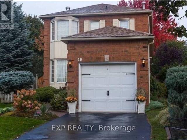 16 OLD COLONY DRIVE Whitby Ontario