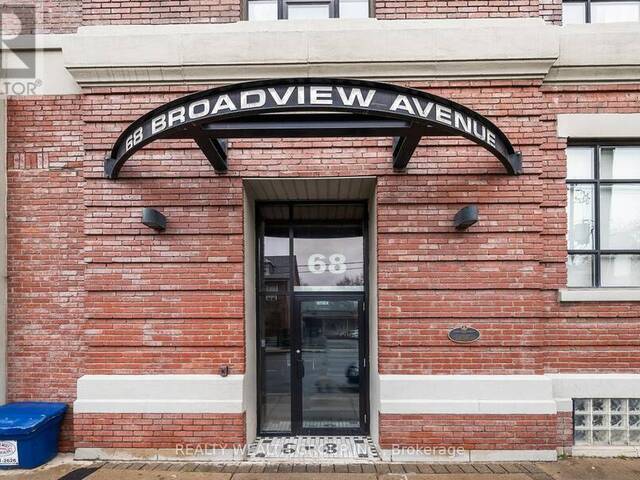 507 - 68 BROADVIEW AVENUE Toronto Ontario