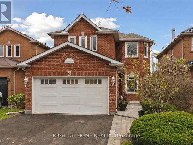 3 RED ROCK DRIVE Richmond Hill Ontario