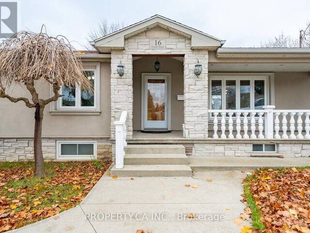 16 DATCHET ROAD Toronto Ontario