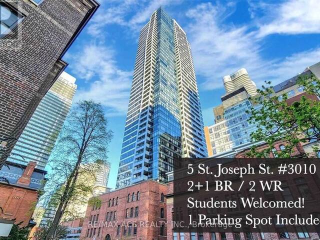 3010 - 5 ST JOSEPH STREET Toronto Ontario