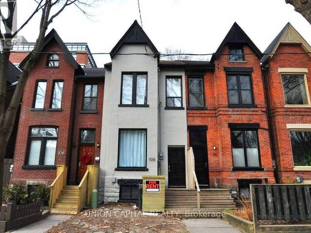 108 SUMACH STREET Toronto Ontario