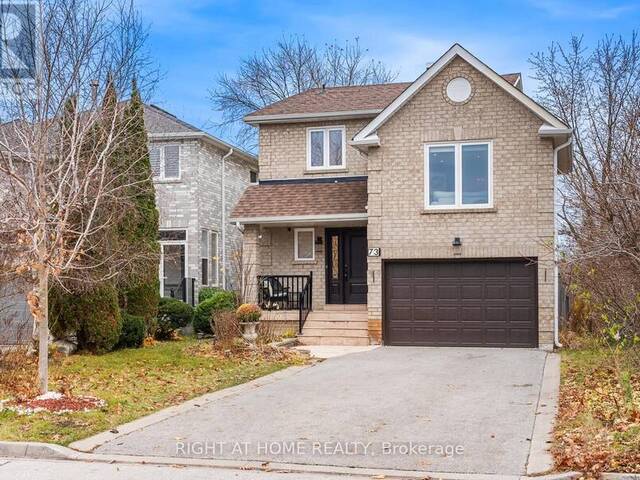 73 BUCKHORN AVENUE Richmond Hill Ontario