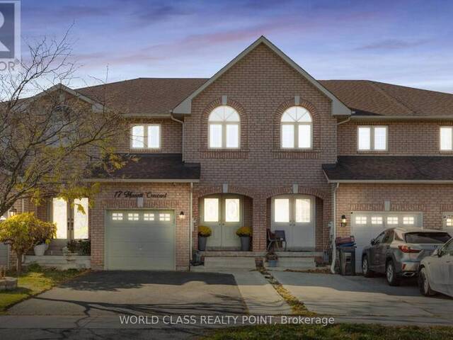 17 MANETT CRESCENT Brampton Ontario