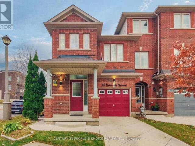 32 UNIONVILLE CRESCENT Brampton Ontario