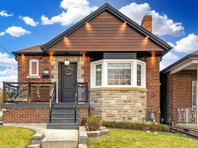 67 MONTCALM AVENUE Toronto Ontario